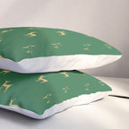 Christmas reindeer animal art pattern Pillow Sham Gallery Image 3