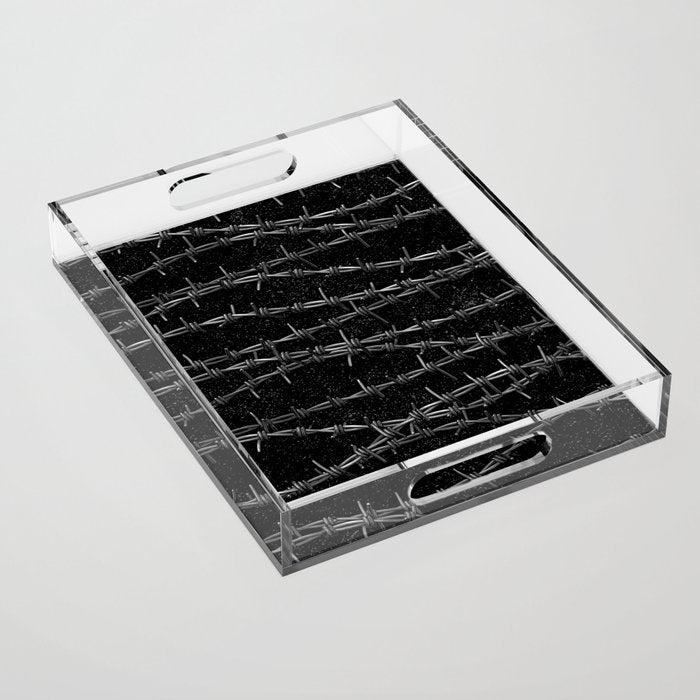 Bouquets of Barbed Wire Acrylic Tray Gallery Image 1