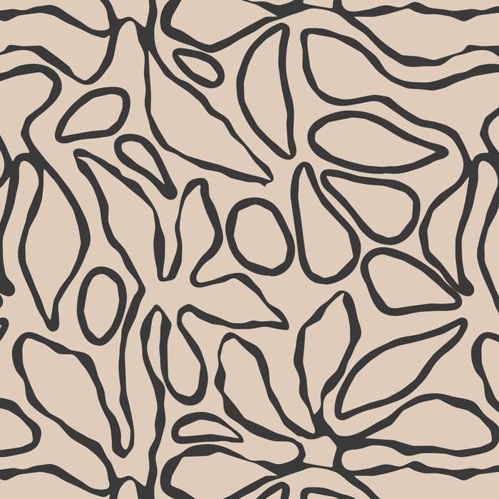 Abstract vintage flower art pattern Coffee Mug Gallery Image 2