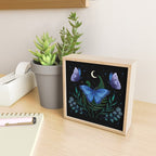 Blue Morpho Butterfly Mini Art Print Gallery Image 2