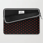 Y2K Cherries - Black Pattern Miniature Laptop Sleeve Gallery Image 2