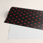 Y2K Cherries - Black Pattern Miniature Wrapping Paper Gallery Image 2