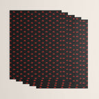 Y2K Cherries - Black Pattern Miniature Wrapping Paper Gallery Image 3