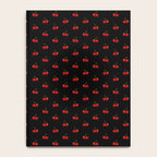 Y2K Cherries - Black Pattern Miniature Notebook Gallery Image 4