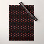 Y2K Cherries - Black Pattern Miniature Wrapping Paper Gallery Image 1
