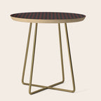 Y2K Cherries - Black Pattern Miniature Side Table Gallery Image 1