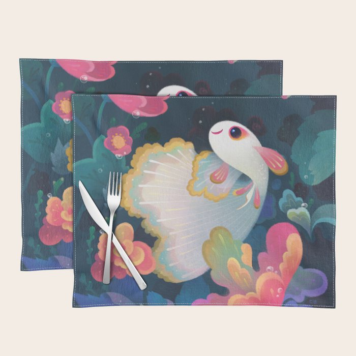 Flower guppy Placemat Gallery Image 1