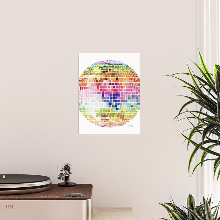 Disco Ball â Rainbow Poster Gallery Image 2
