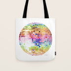 Disco Ball â Rainbow Tote Bag Gallery Image 1