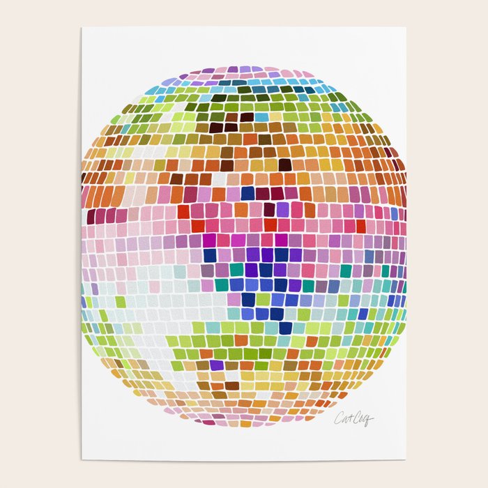 Disco Ball â Rainbow Poster Gallery Image 4