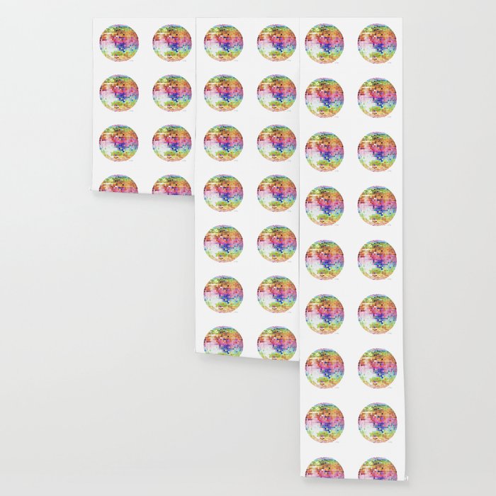 Disco Ball â Rainbow Wallpaper Gallery Image 3