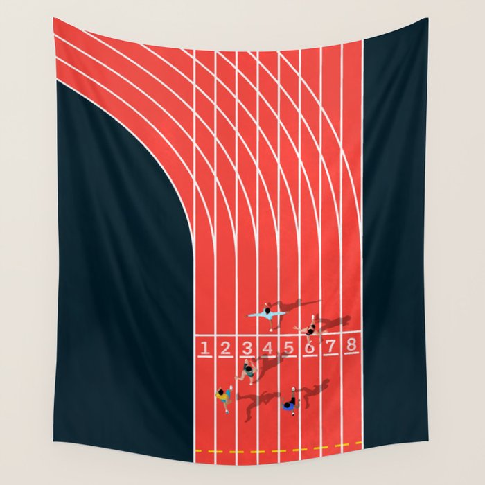 Sprinter  Wall Tapestry Gallery Image 4