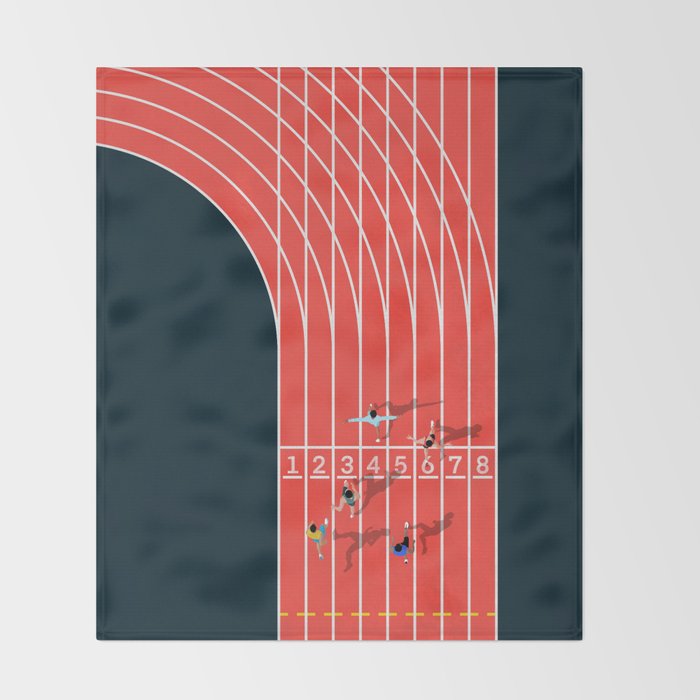 Sprinter  Throw Blanket Gallery Image 2