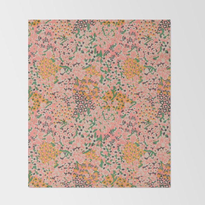BENGAL MAYA FLORAL Throw Blanket Gallery Image 2