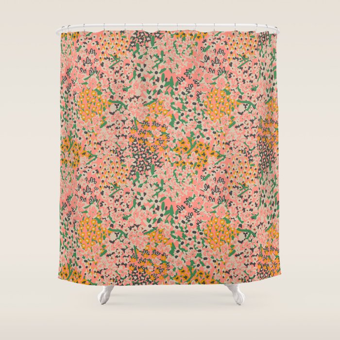 BENGAL MAYA FLORAL Shower Curtain Gallery Image 1