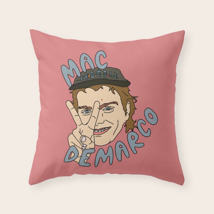 MAC DEMARCO Throw Pillow Gallery Image 6