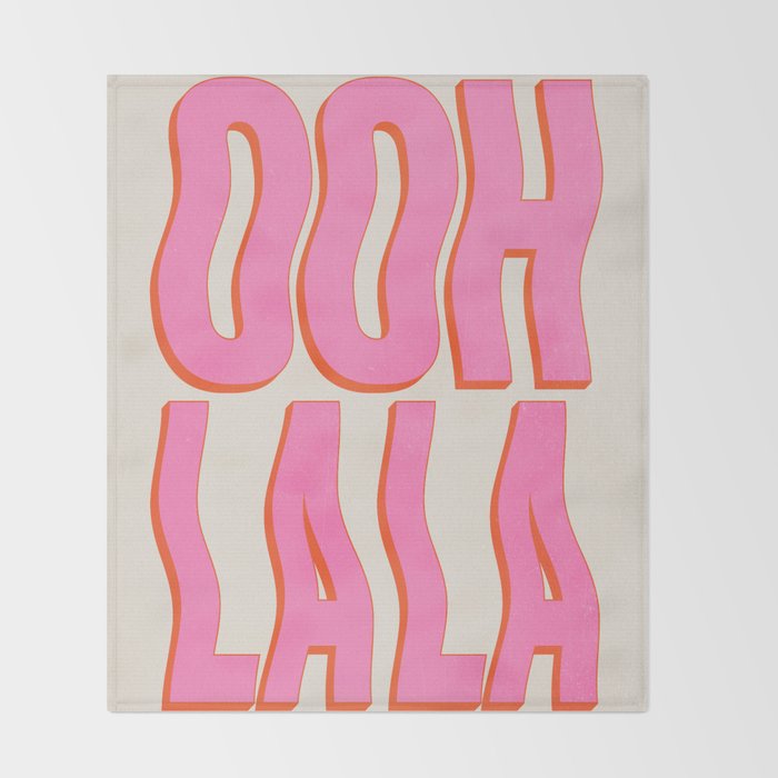 Ooh La La Throw Blanket Gallery Image 2