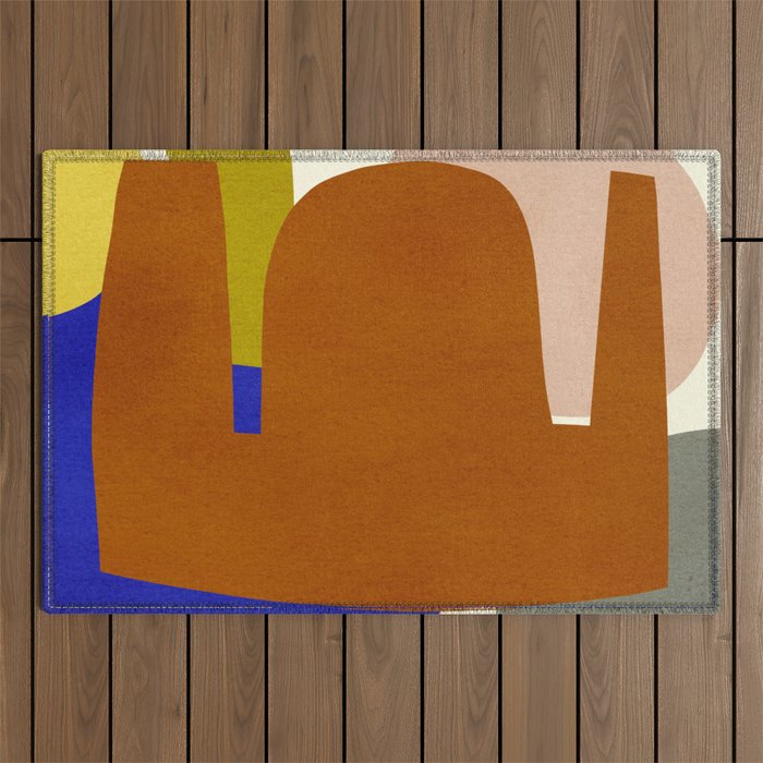 Abstract E014 Outdoor Rug Gallery Image 1