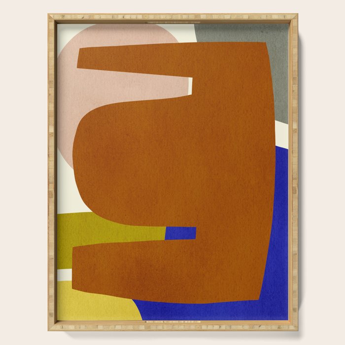 Abstract E014 Serving Tray Gallery Image 1