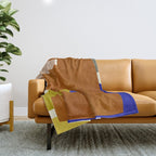 Abstract E014 Throw Blanket Gallery Image 1