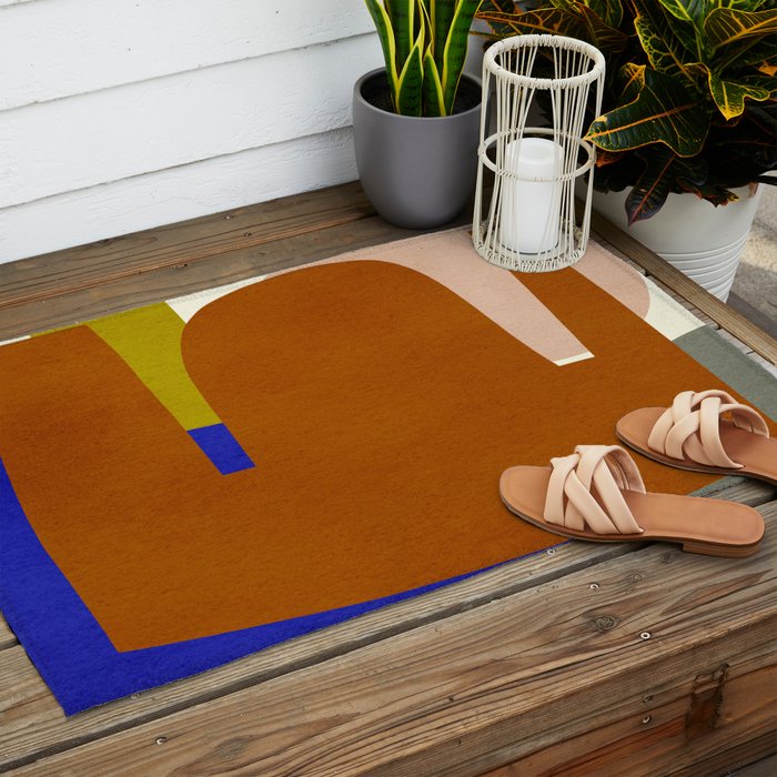 Abstract E014 Outdoor Rug Gallery Image 2
