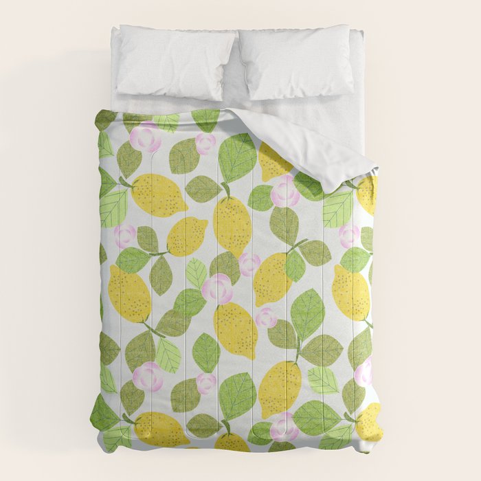 Lemons in Bloom Comforter Gallery Image 6