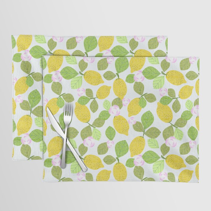 Lemons in Bloom Placemat Gallery Image 1