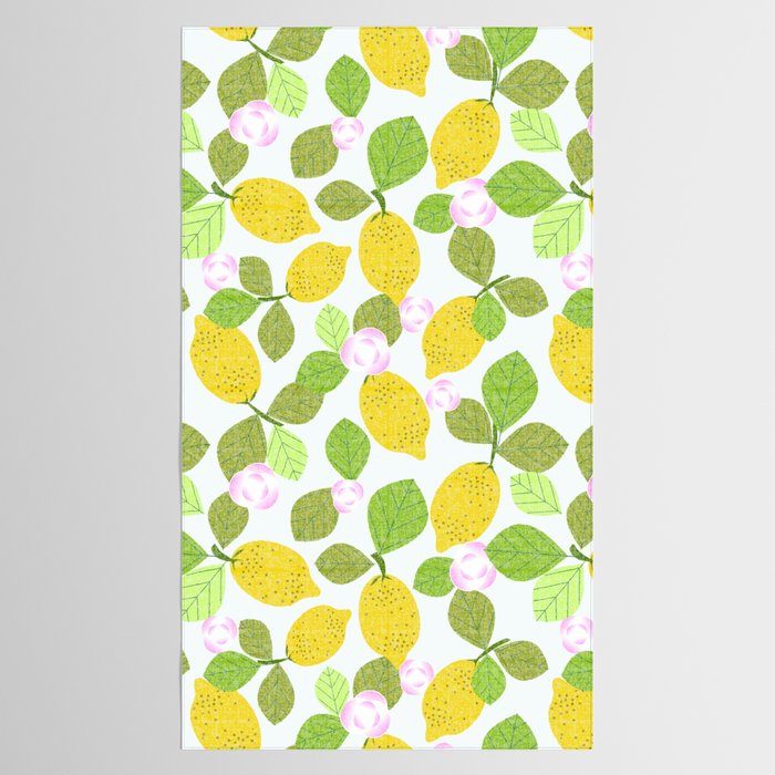 Lemons in Bloom Tablecloth Gallery Image 2