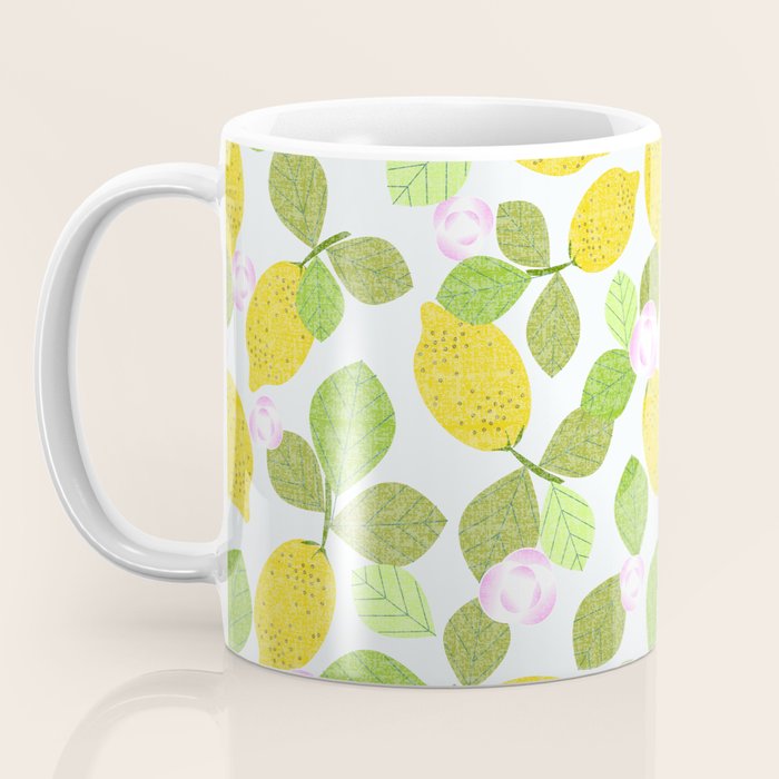 Lemons in Bloom Coffee Mug Gallery Image 3