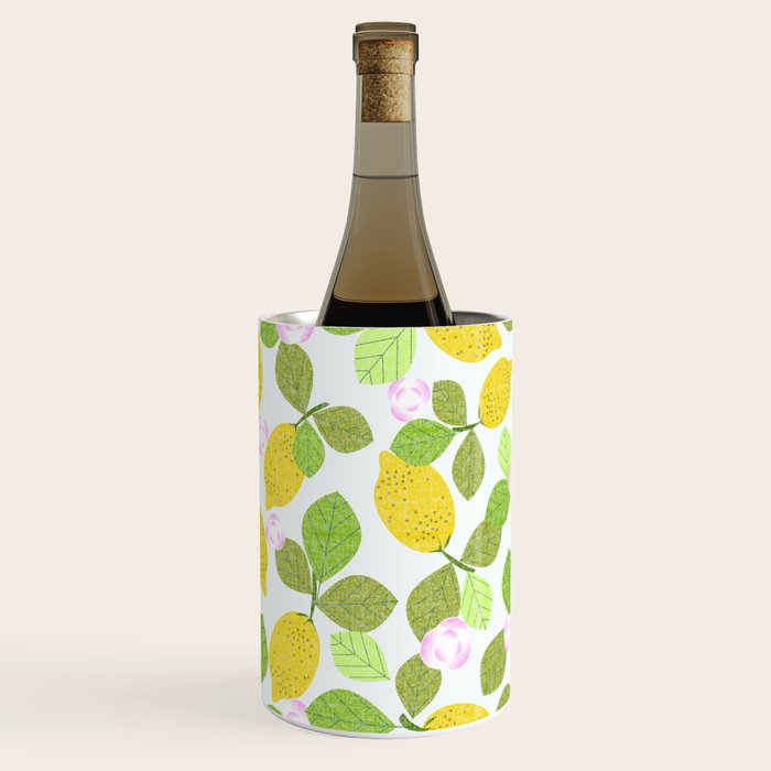 Lemons in Bloom Wine Chiller Gallery Image 3