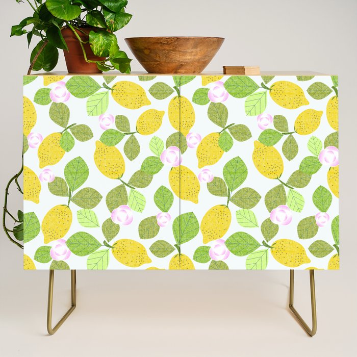 Lemons in Bloom Credenza Gallery Image 1
