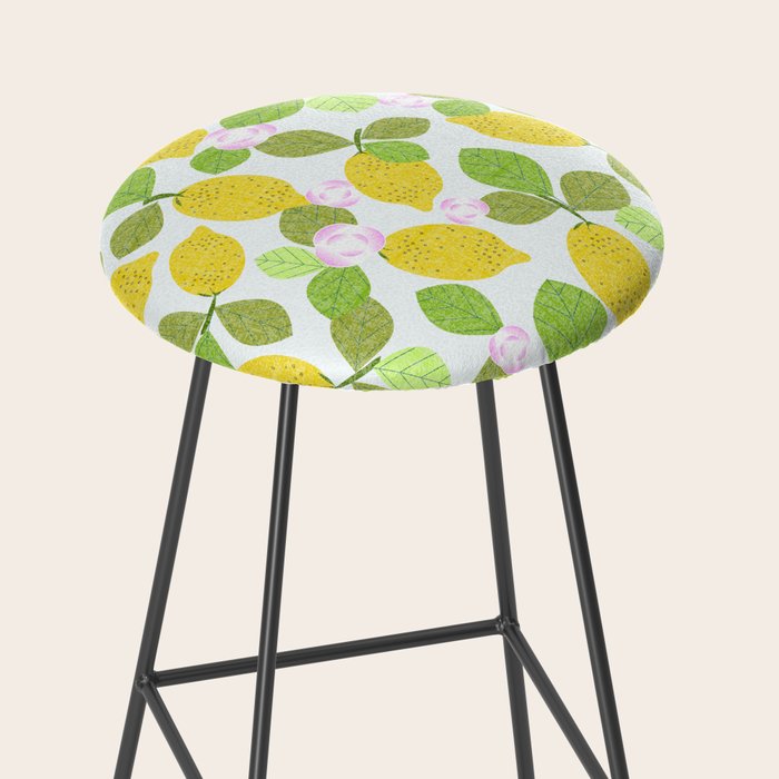 Lemons in Bloom Stool Gallery Image 2