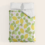 Lemons in Bloom Duvet Cover Gallery Image 6