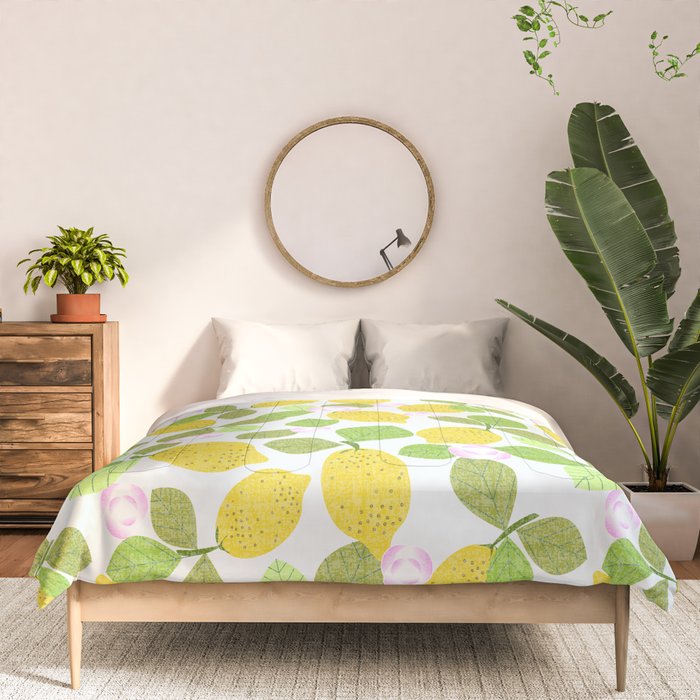 Lemons in Bloom Comforter Gallery Image 3