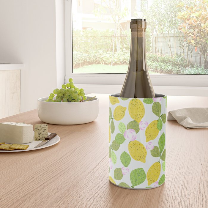 Lemons in Bloom Wine Chiller Gallery Image 4