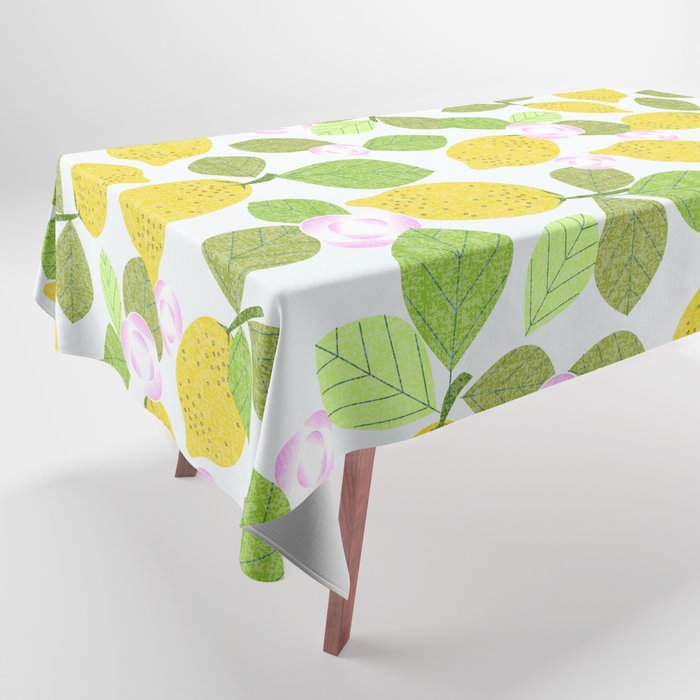 Lemons in Bloom Tablecloth Gallery Image 1