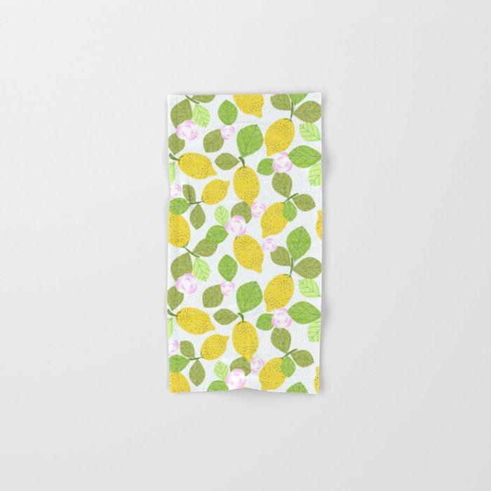 Lemons in Bloom Bath Towel Gallery Image 1