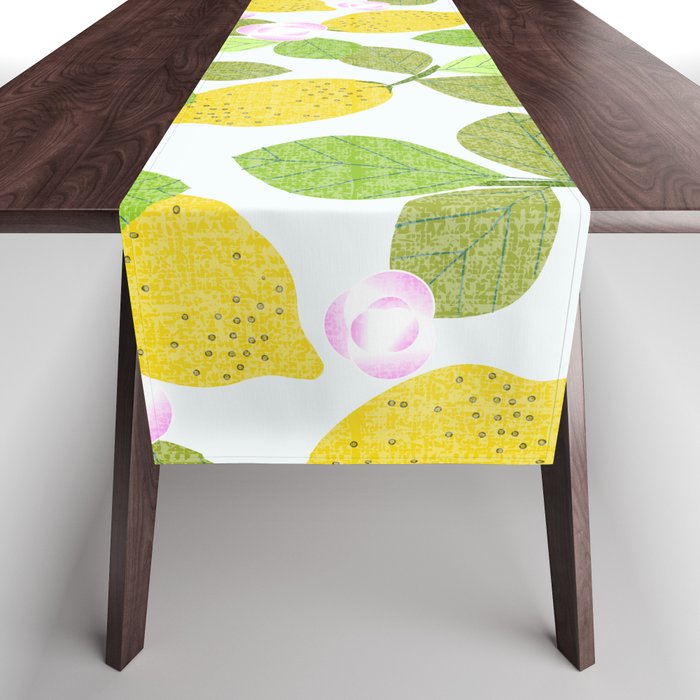 Lemons in Bloom Table Runner Gallery Image 1