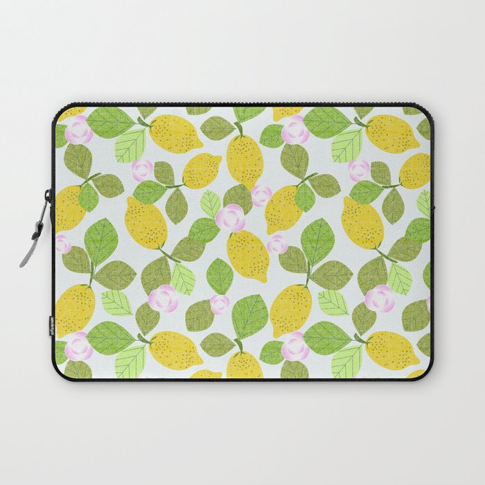 Lemons in Bloom Laptop Sleeve Gallery Image 1