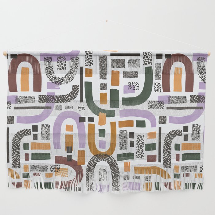 Shapes and animal print C Wall Hanging Gallery Image 1