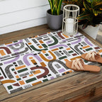 Shapes and animal print C Outdoor Rug Gallery Image 2