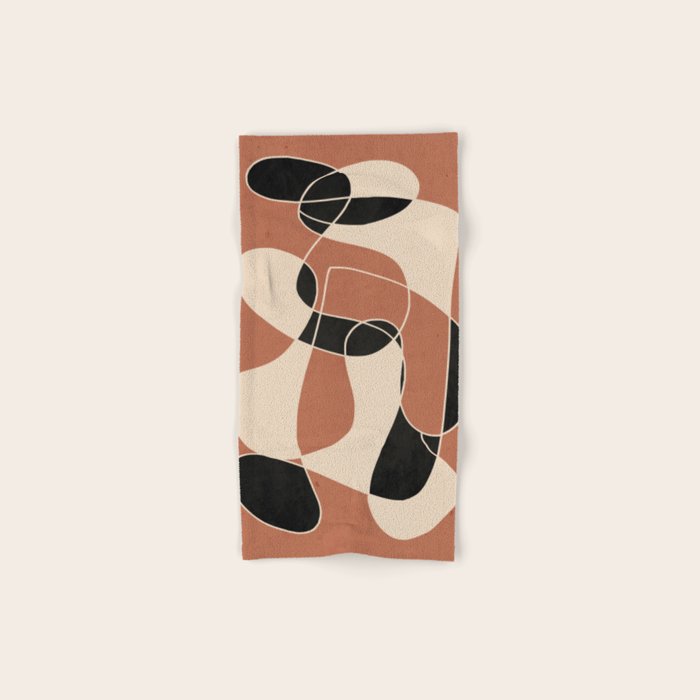 Modern Abstract Minimal Art 22 Bath Towel Gallery Image 1