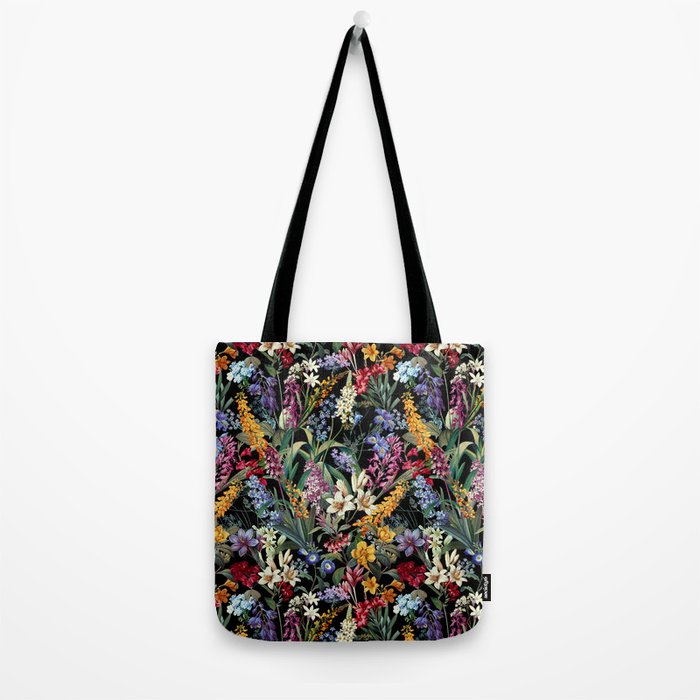 Isolated Blooms II Night Tote Bag Gallery Image 2