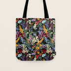 Isolated Blooms II Night Tote Bag Gallery Image 1