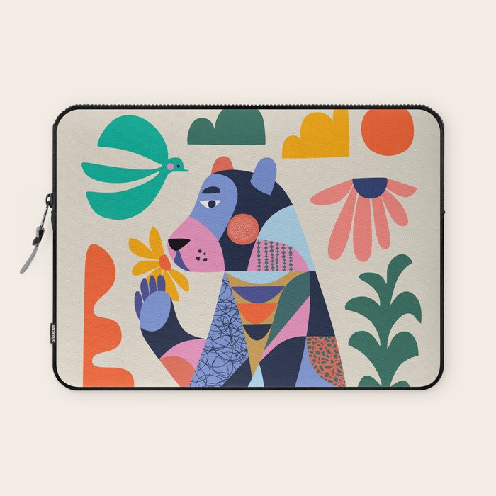 Black bear Laptop Sleeve Gallery Image 1