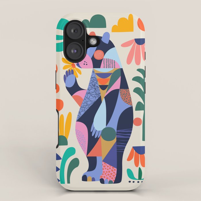 Black bear iPhone Case Gallery Image 1