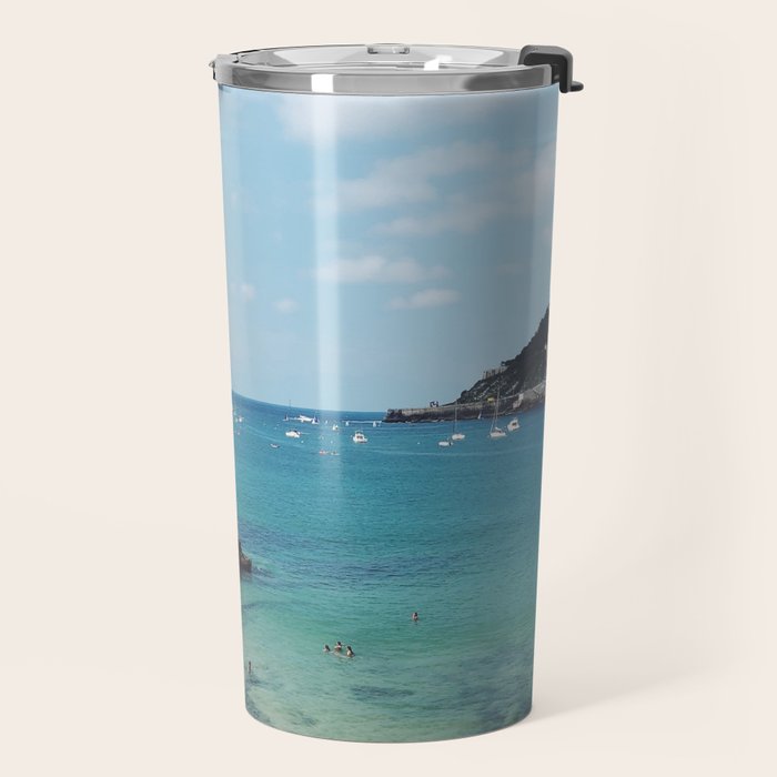 Summer in Donostia San Sebastian Spain Beach Travel Mug Gallery Image 2