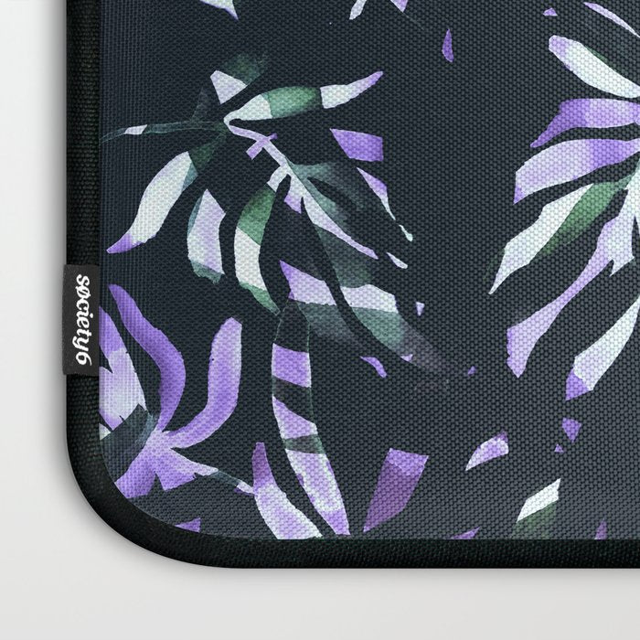 Dark abstract tropical leaves D1 Laptop Sleeve Gallery Image 3