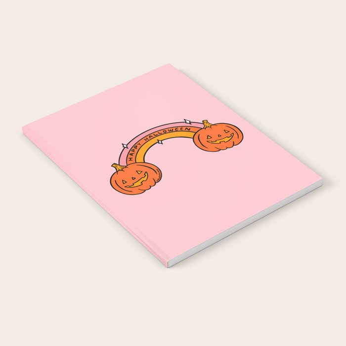 Happy Halloween Rainbow Notebook