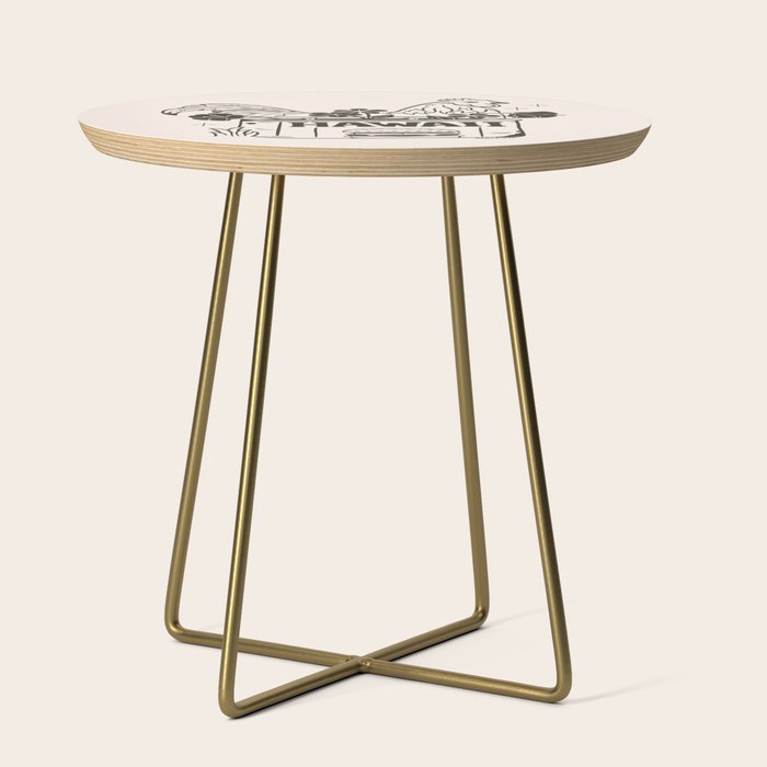 HAWAII (In Cream) Side Table Gallery Image 1